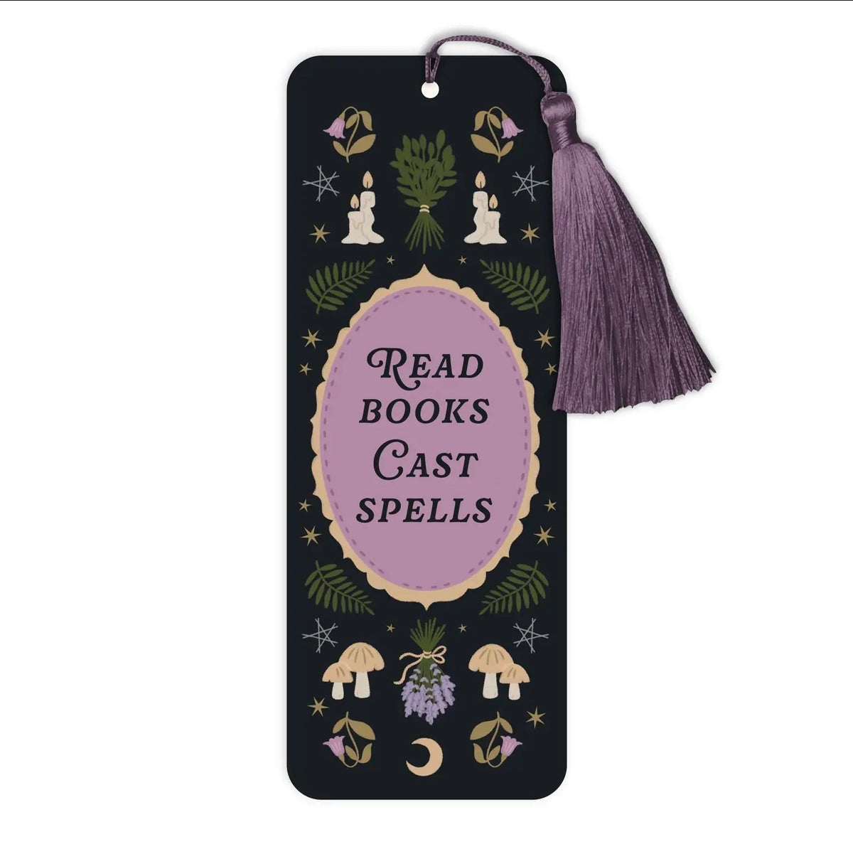 Read Books Cast Spells Bookmark with Tassel