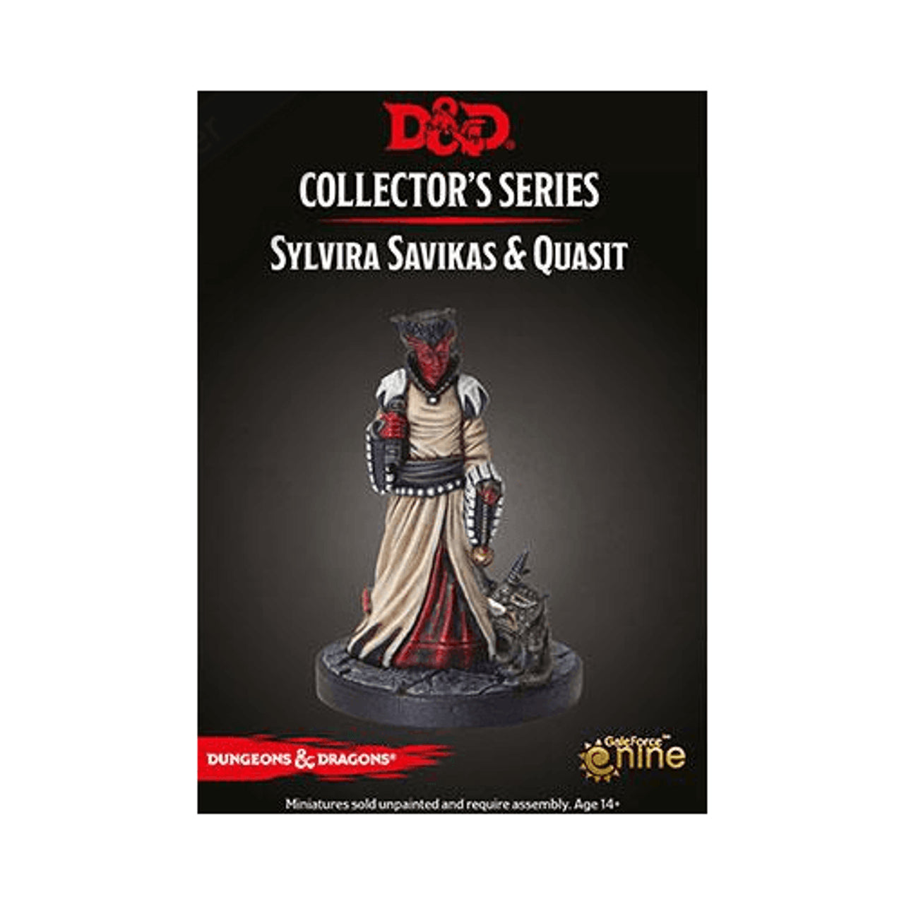 DUNGEONS AND DRAGONS COLLECTOR'S SERIES SYLVIRA SAVIKAS & QUASIT MINIATURE
