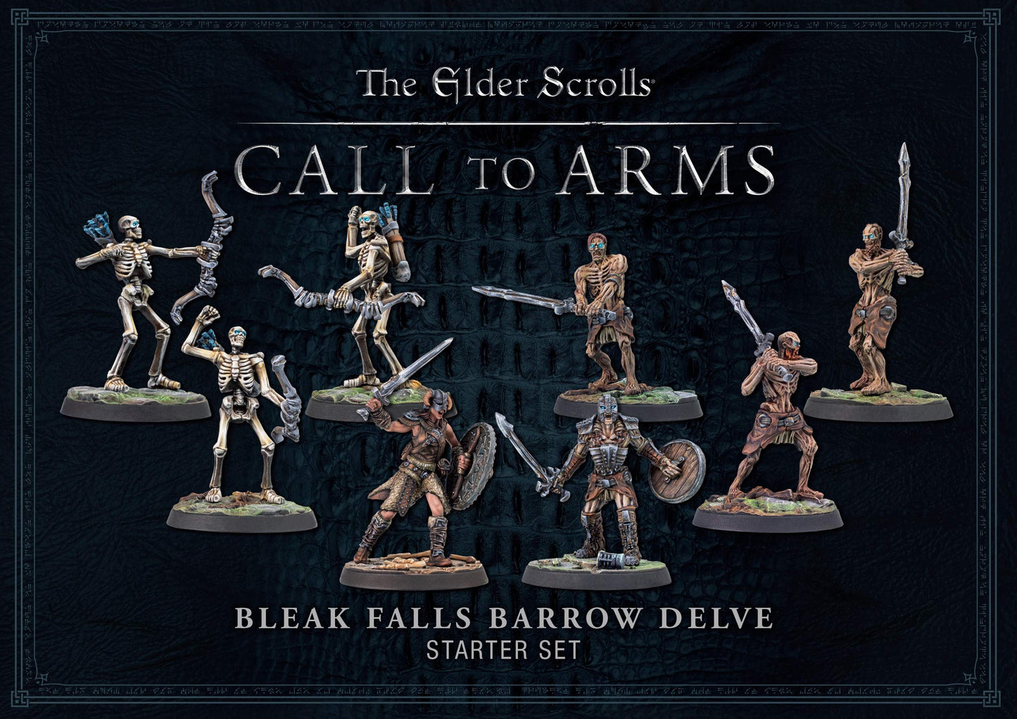 THE ELDER SCROLLS CALL TO ARMS PLASTIC BLEAK FALLS BARROW FACTION DELVE SET