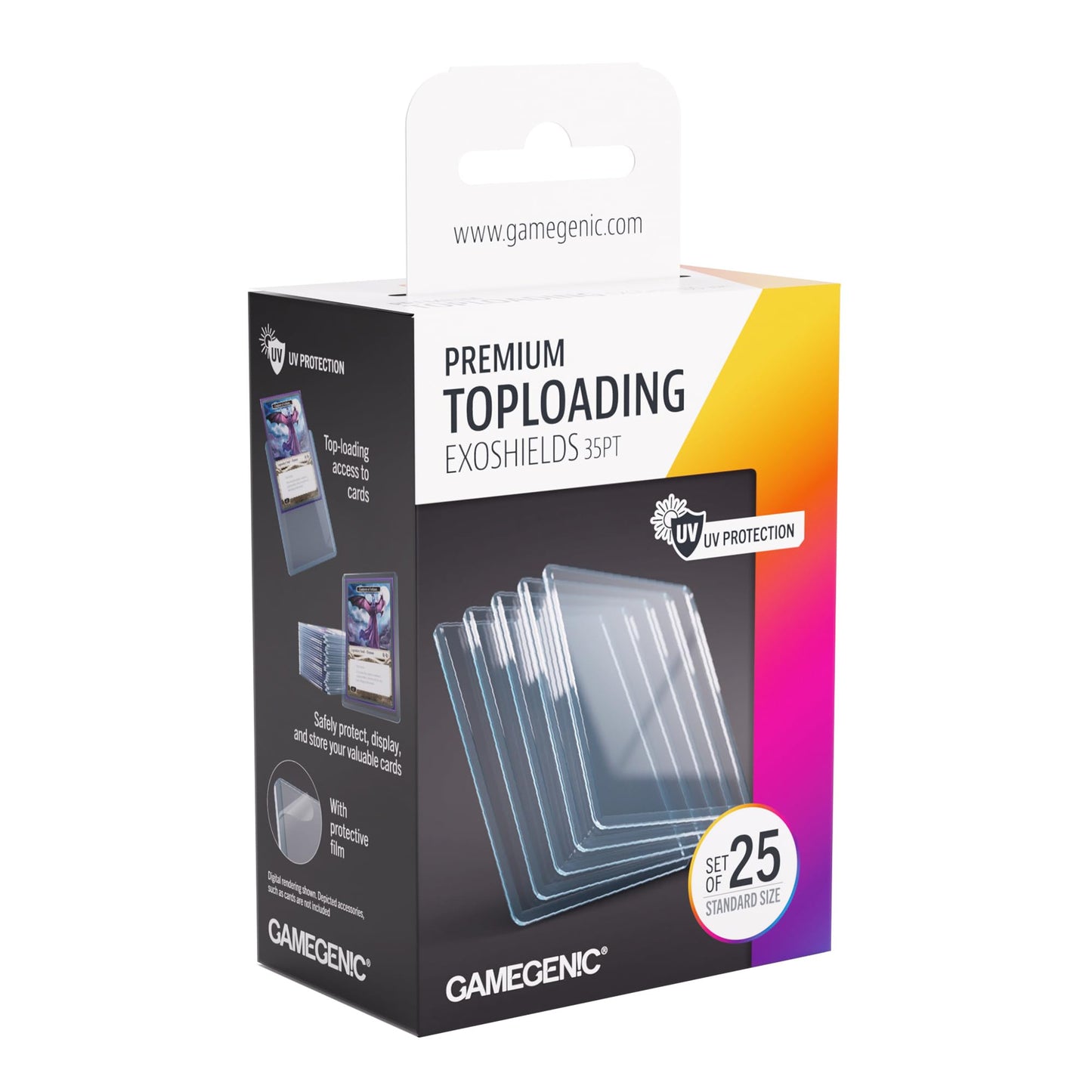 Gamegenic Premium Toploaders Exoshields 25 Pack