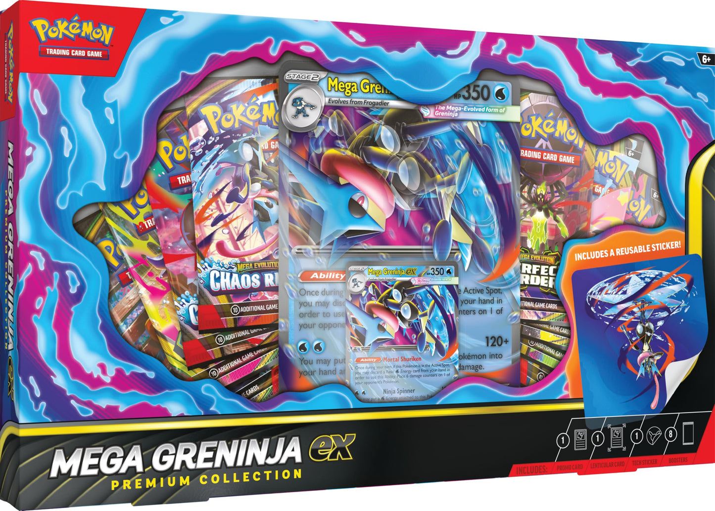 Pokemon TCG Mega Greninja Ex Premium Collection