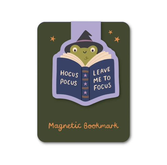 Hocus Pocus Frog Magnetic Bookmark
