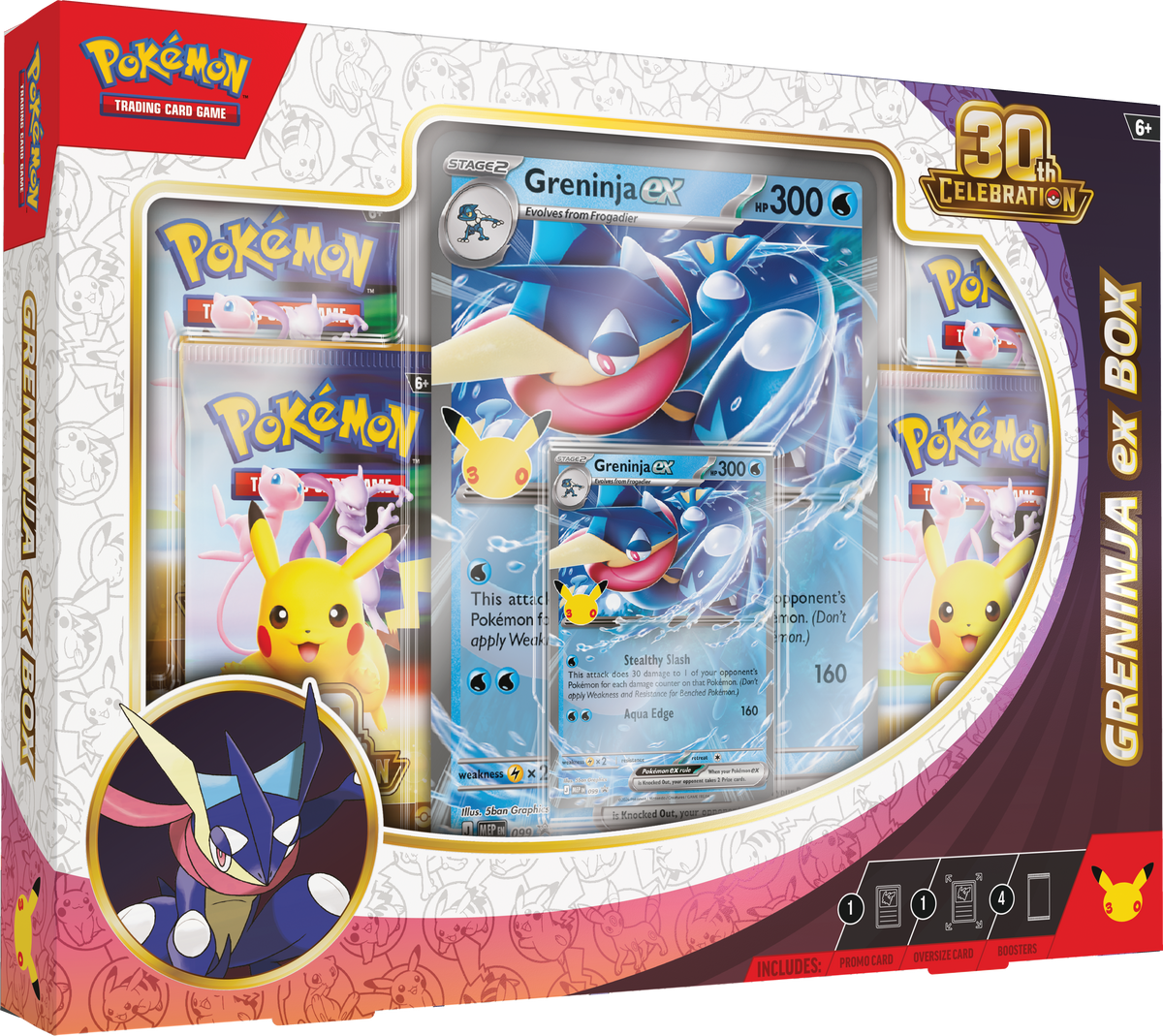 Pokemon TCG 30th Celebration Greninja ex Box