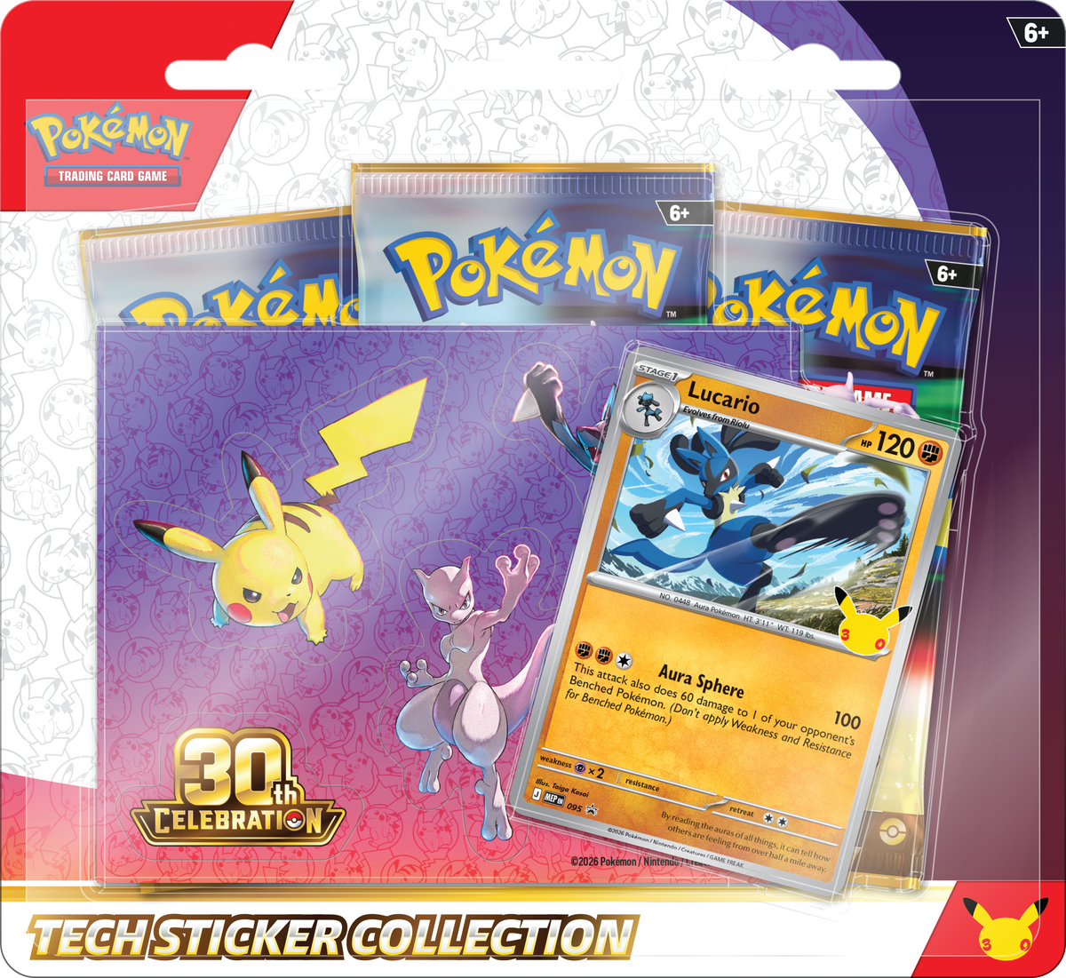 Pokemon TCG 30th Celebration Tech Sticker Collection