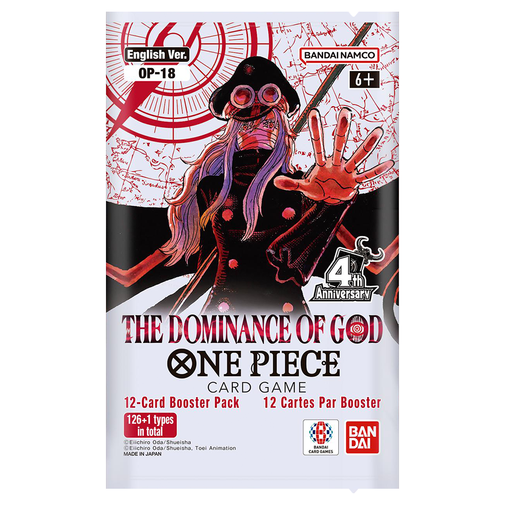 One Piece TCG OP-18 Dominance of God Booster Pack Pre-order 20/11/26