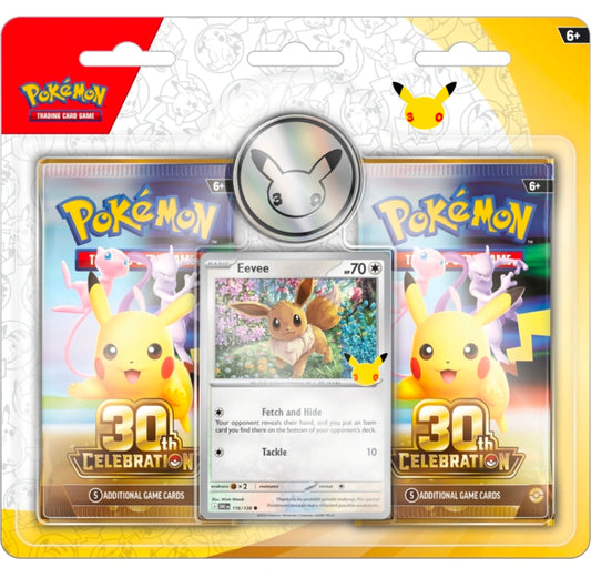 Pokemon TCG 30th Celebration 2 Pack Blister